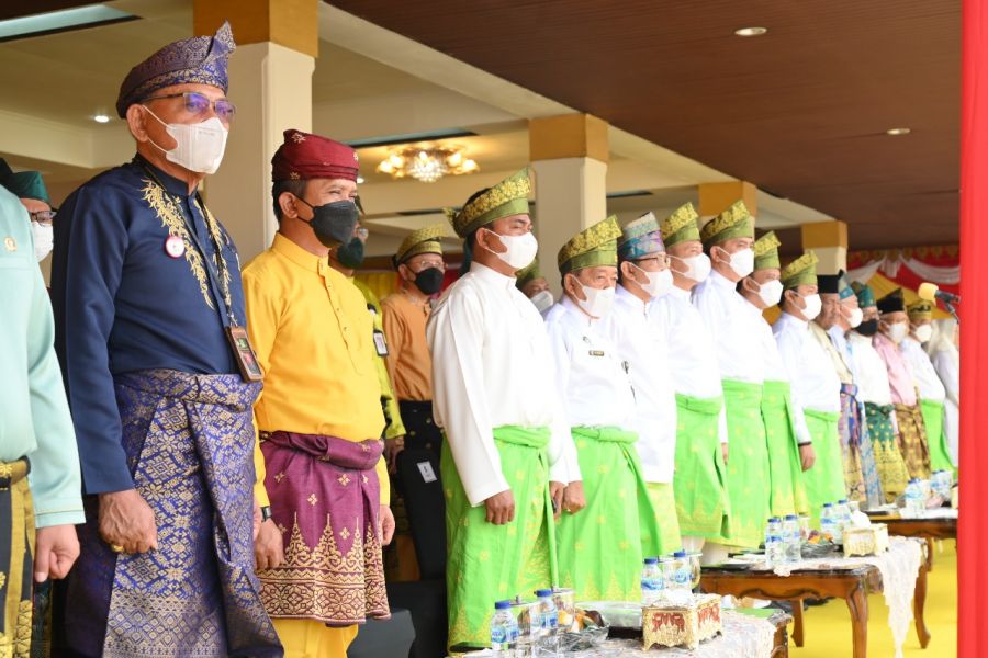 Kadispers Lanud Rsn Hadiri Upacara Hari Jadi Ke-65 Provinsi Riau