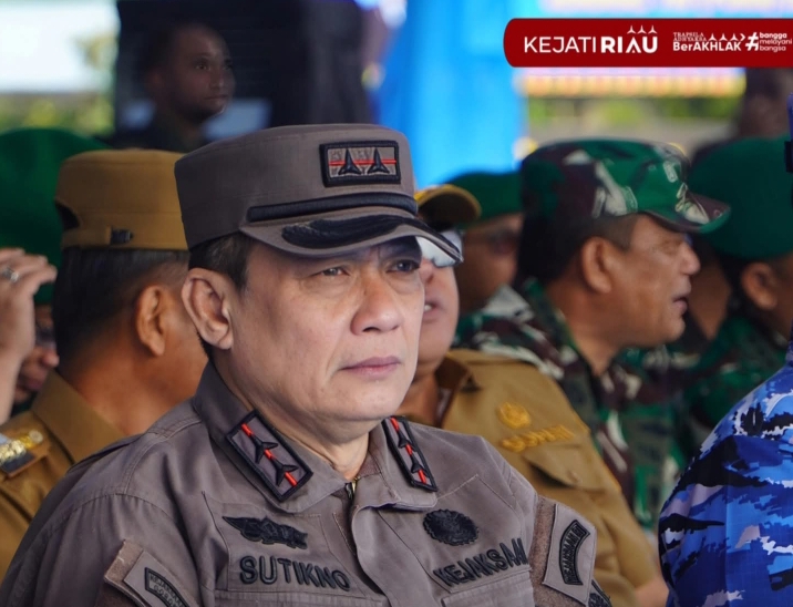 Kajati Riau Ikuti Apel Kesiapsiagaan Karhutla