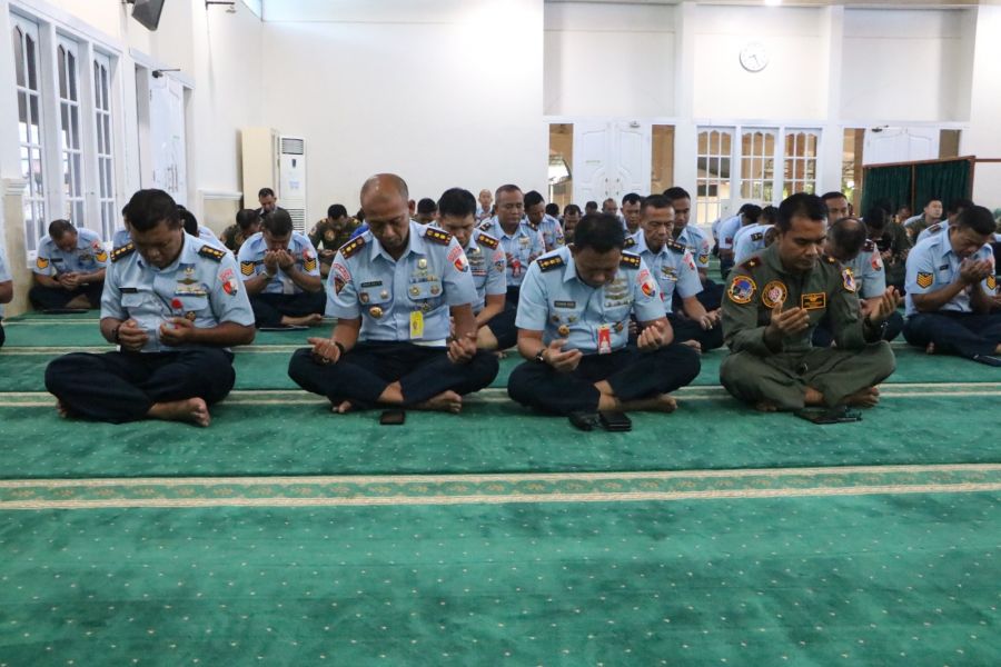 Kajian Dhuha di Masjid Amrullah Lanud Roesmin Nurjadin: Tiga Lelah yang Disayangi Allah