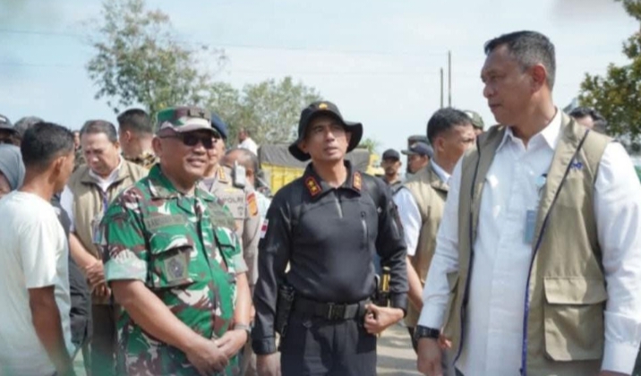 Kapolda Aceh Dampingi Mentan dalam Ground Breaking Pemulihan Lahan Pertanian