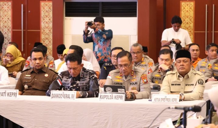 Kapolda Kepri Hadiri RAKOR PENGENDALIAN INFLASI Bersama Mendagri dan Kepala BPS 