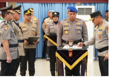 Kapolda Riau Irjen Herry Heryawan lantik pejabat baru, Ini Daftarnya