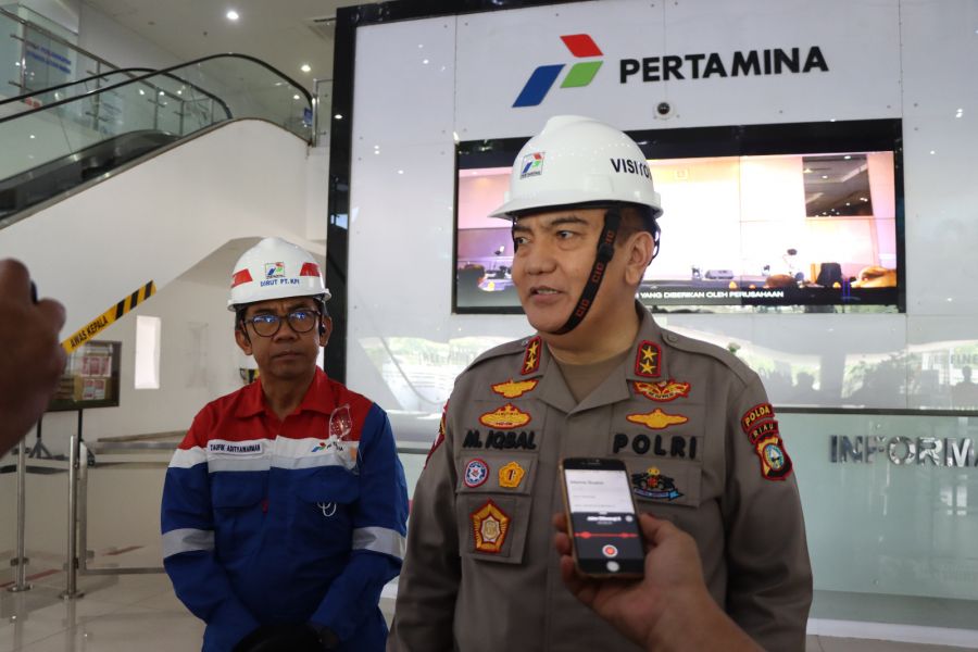 Kapolda Riau tinjau lokasi PT KPI RU II Dumai