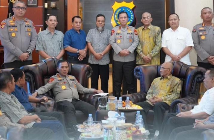 Kapolda Sulteng Terima Audiensi Pengurus PWI Sulteng