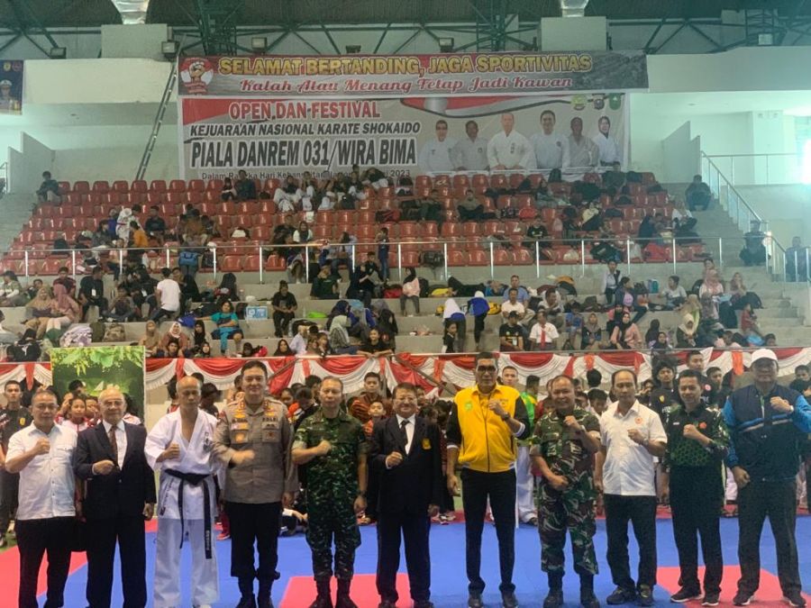 Kasi Binjaskemil Lanud Rsn Hadiri Kejurnas Karatedo Shokaido Open