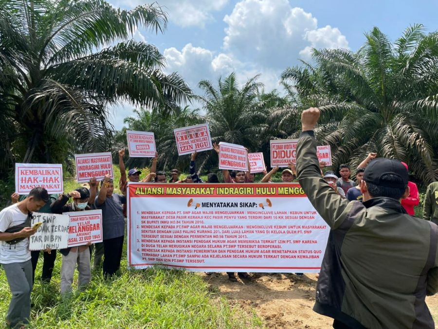 Kawal Hasil Mediasi dengan Pemkab Inhu, Aliansi Masyarakat Inhu Desak Pemkab Tindak Tegas