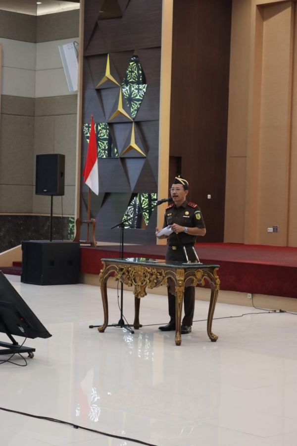 Kejati Riau Pimpin Upacara Pelantikan dan Pengambilan Sumpah/Janji Pegawai Negeri Sipil 2023