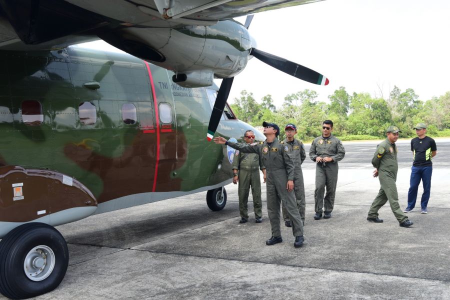 Kesiapan Pesawat TNI AU Dukung TMC di Provinsi Riau