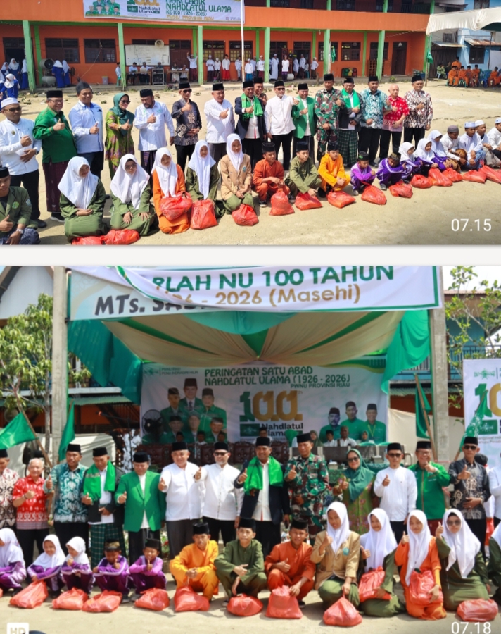 Ketua PWNU Riau H.T.Rusli Ahmad, SE. MM : PWNU Riau tetap hadir bersama Pemerintah dan masyarakat