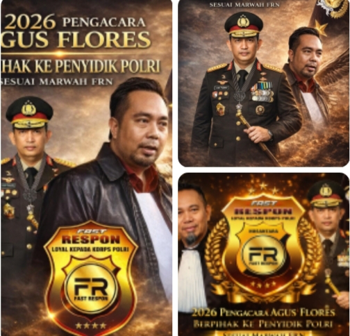 Ketum PW FRN Agus Flores komitmen Beri Pembelaan Hukum Total bagi Penyidik Polri Sesuai Marwah FRN