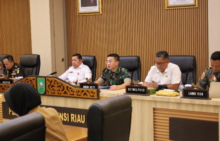 Kodam XIX Tuanku Tambusai Perkuat Sinergi Pengamanan Kunjungan Wakil Presiden RI di Riau