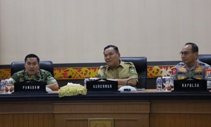 Kodam XIX/Tuanku Tambusai Bersama Pemprov Riau Perkuat Sinergi Hadapi Puncak Karhutla