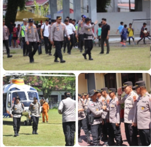 Kunjungi Polres Aceh Barat, Kapolda Aceh Beri Motivasi Personel di Tengah Situasi Pasca bencana