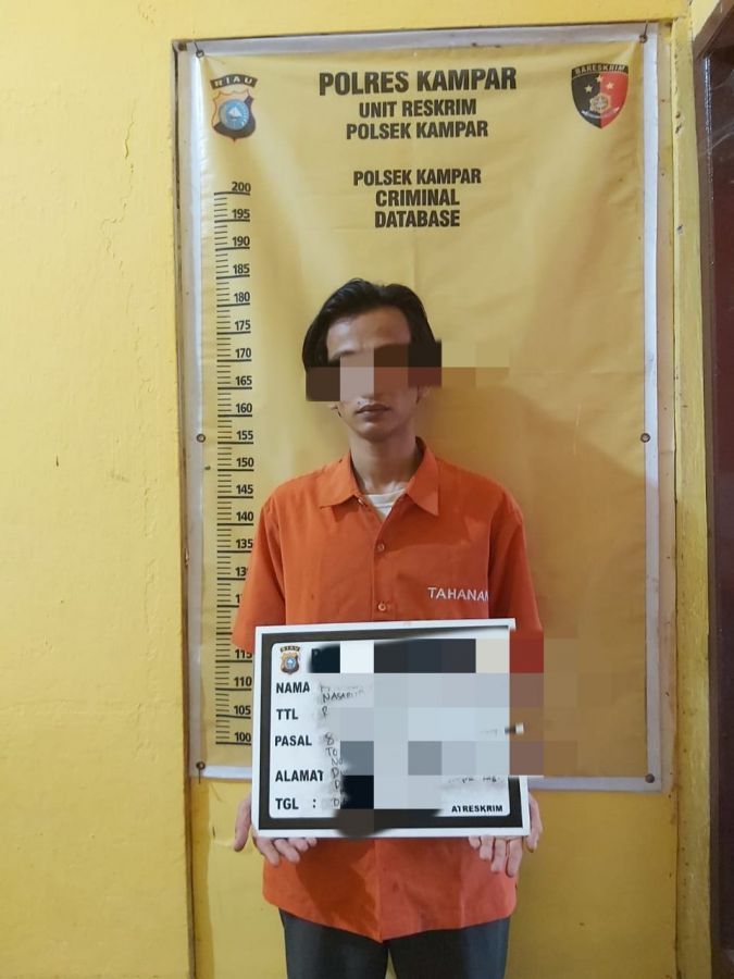 Lakukan Penganiayaan Pada Anak Dibawa Umur, Pelaku Ditangkap Polsek Kampar