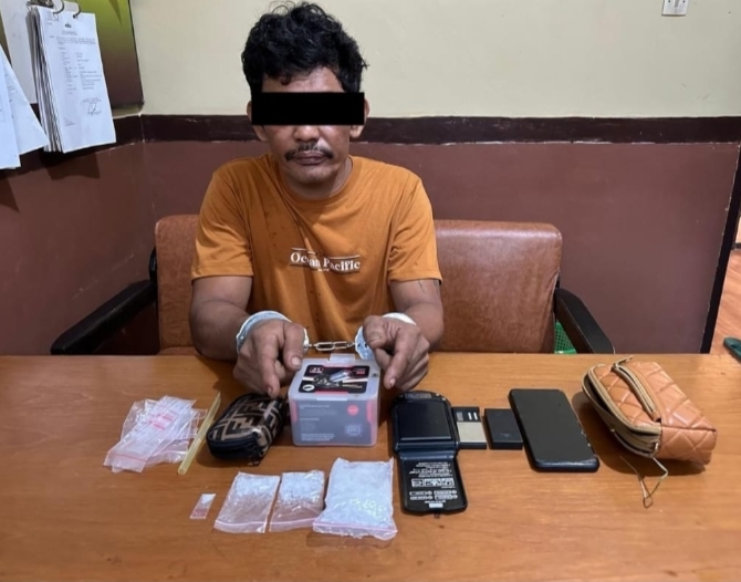 Lama Jadi Incaran, Petani Nyambi Bandar Sabu Tak Berkutik Saat Diringkus Polsek Minas