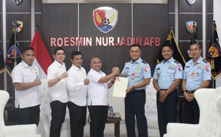 Lanud Roesmin Nurjadin Berhasil Sertifikatkan Aset Tanah TNI AU Seluas 13.489 M²