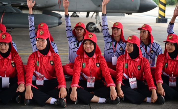 Lanud Roesmin Nurjadin Dipercaya Menjadi Tempat Pusat Latihan Paskibraka Provinsi Riau