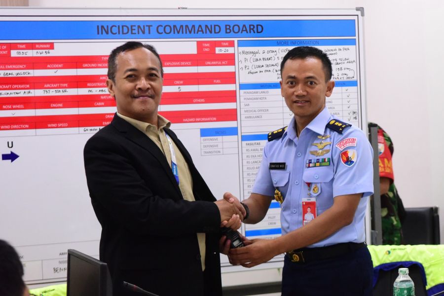 Lanud Roesmin Nurjadin Dukung Latihan Skala Besar Airport Security Exercise Lancang Kuning II