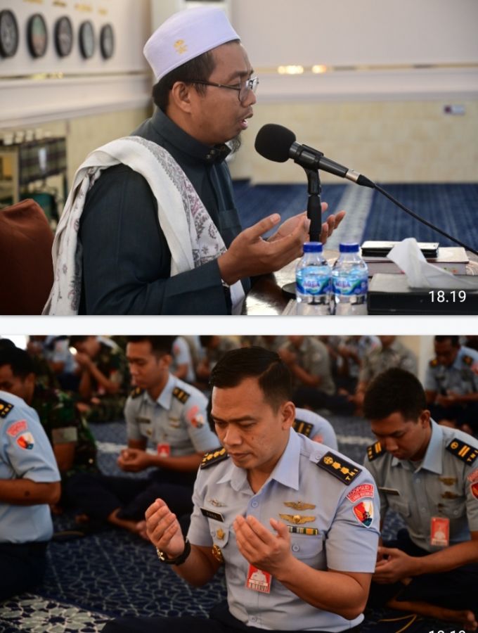 Lanud Roesmin Nurjadin Hidupkan Spirit Pagi: Kajian Rutin Bahas Keutamaan Shalat Dhuha