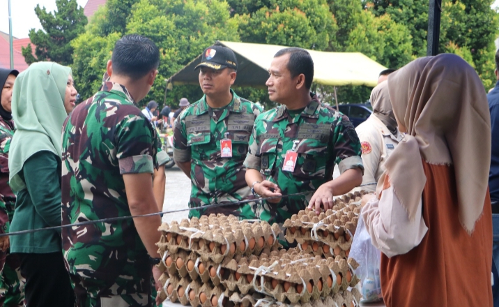 Lanud RSN dan DKP Pekanbaru Gelar Gerakan Pangan Murah: Wujud Kepedulian untuk Kendalikan Inflasi