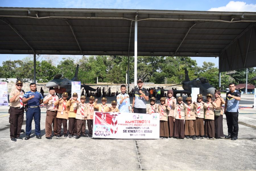 Lanud Rsn Edukasi Pramuka Siaga Kwarda  Riau
