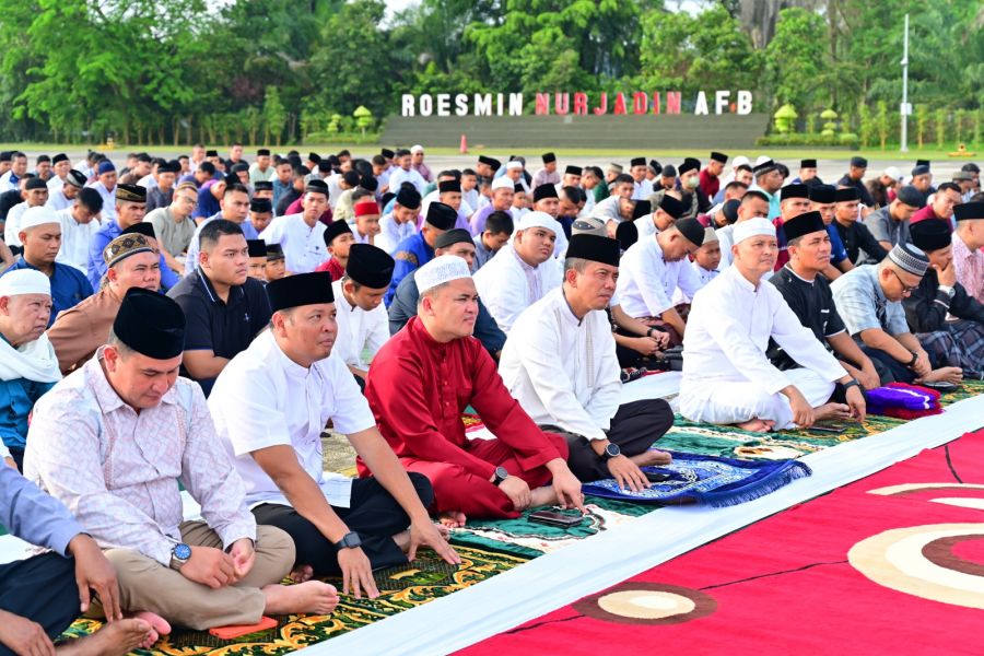 Lanud Rsn Gelar Shalat Idul Fitri 1444 H/2023 H