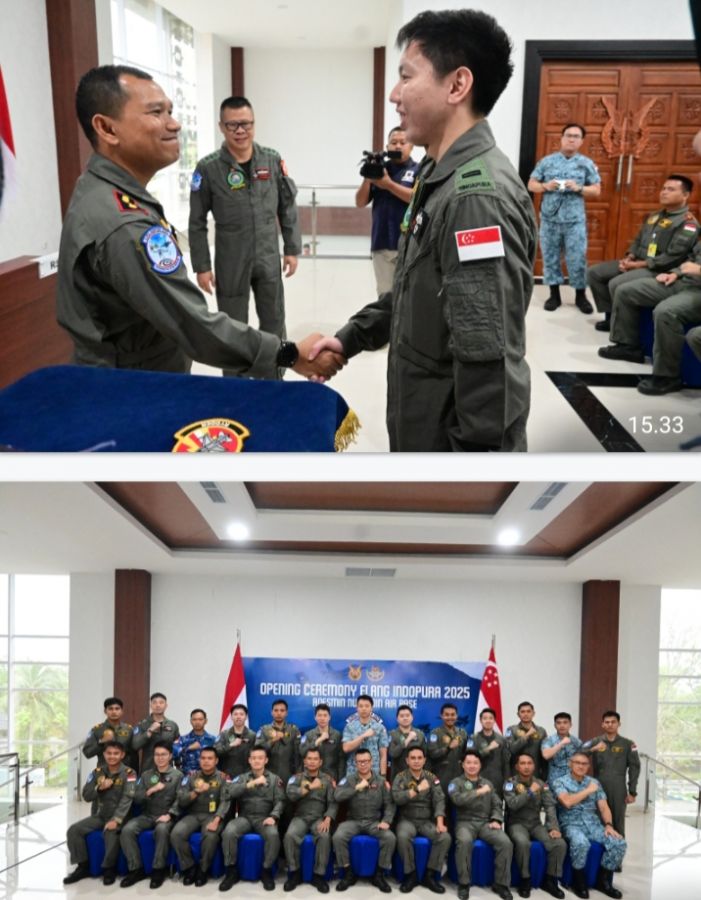 Latma Elang Indopura XXIII/25 Resmi Dibuka, Simbol 45 Tahun Persahabatan TNI AU Dengan RSAF