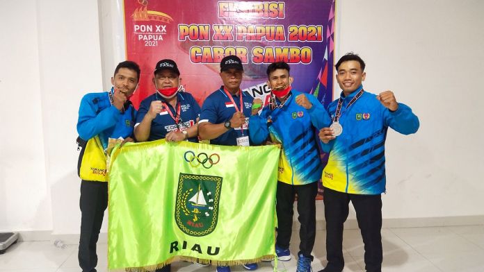 Luar Biasa Buat Atlet Sambo Riau , Sabet 4 Medali Emas dan 1 Perak Pada PON XX Papua 2021