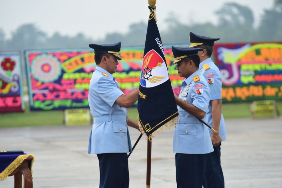 Marsma TNI Feri Yunaldi, S.E., M.Han, Resmi Jabat Danlanud Roesmin Nurjadin