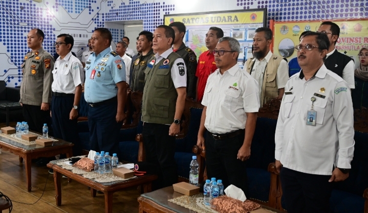 Memasuki Puncak Musim Kemarau Diprovinsi Riau, OMC Resmi Dibuka di Posko Lanud Roesmin Nurjadin