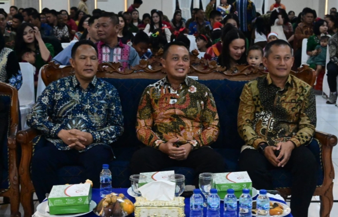 Natal Bersama Umat Kristiani Lanud RSN, Pererat Kebersamaan dan Tebarkan Nilai Kasih