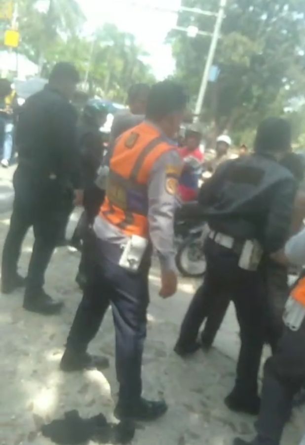 Oknum Dishub Pekanbaru tarik paksa 