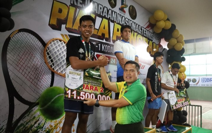 Pangdam XIX Tuanku Tambusai Tegaskan Sportivitas pada Penutupan Kejurnas Tenis