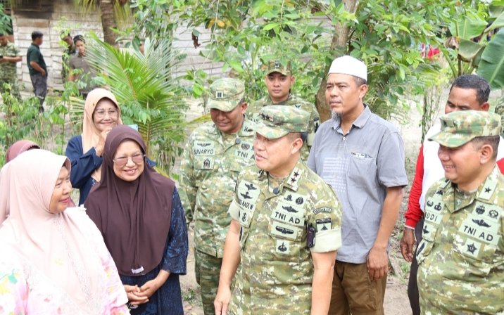 Pangdam XIX Tuanku Tambusai Tinjau Manunggal Air, 512 Warga Rasakan Manfaatnya