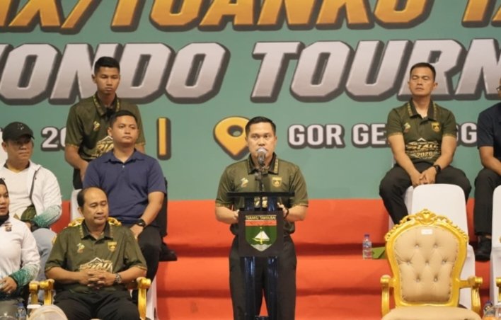 Pangdam XIX/Tuanku Tambusai Tutup Kejuaraan Taekwondo, Sportivitas Jadi Semangat Utama