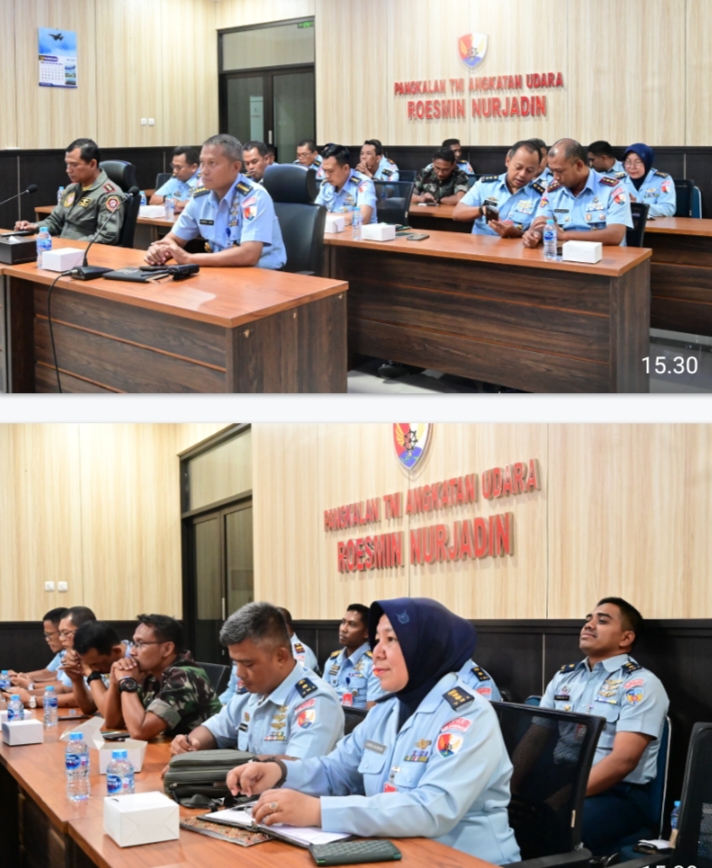 Pangkoopsud I Pimpin Rapat Staf, Tekankan Disiplin, Kewaspadaan, dan Keamanan Kepada Satuan Jajaran