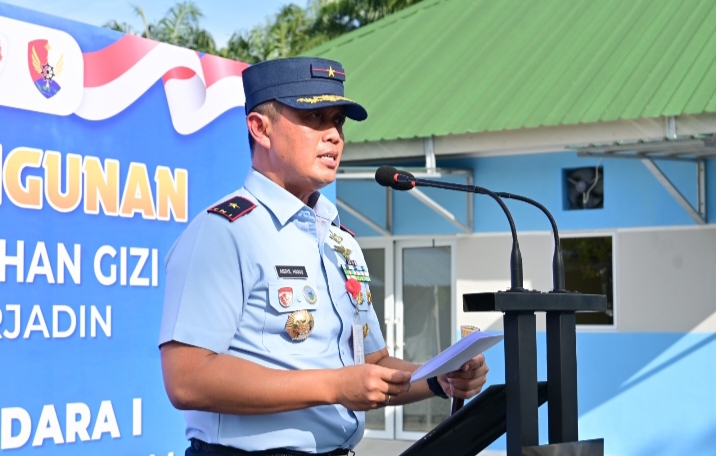 Pangkoopsud I Resmikan SPPG Lanud RSN: Dukung Program Pemerintah Makan Bergizi Gratis