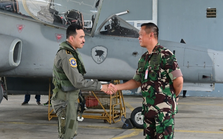 Panther dan Rydder Flight Kembali dari Latihan MOT: Danlanud  RSN Sambut dengan Kebanggaan