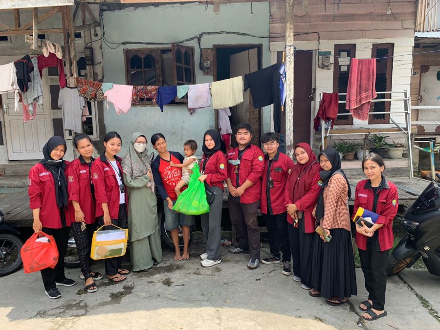 Peduli Stunting, Mahasiswa KKN Kelurahan Suka Mulia UR  Lakukan Pendataan Bayi Bergizi Buruk