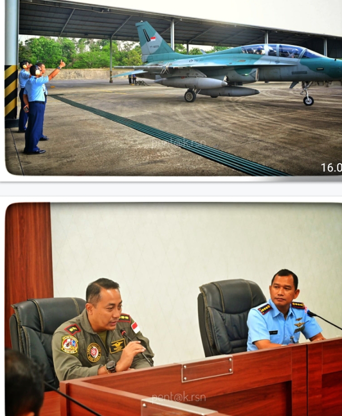 Pejabat Lanud RSN Lepas Keberangkatan Golden Flight Menuju Home Base
