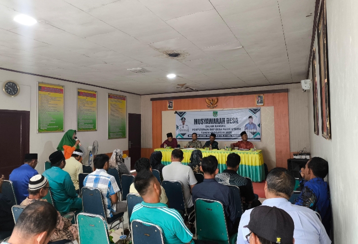 Pemdes Pasir Utama gelar rapat terbuka klarifikasi isu hoax pengelolaan aset Tanah Kas Desa (TKD) 