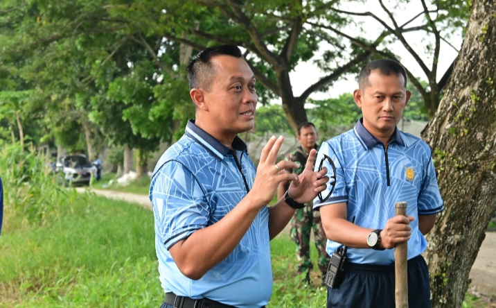 Perkuat Ketahanan Pangan Nasional, Lanud RSN Tanam Bibit Jagung Eksotik