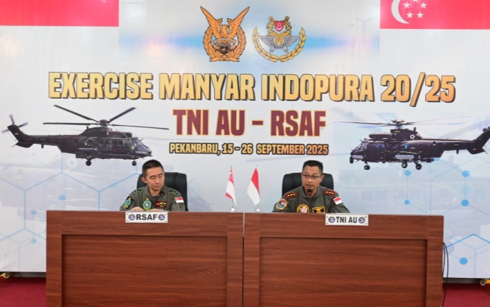 Perkuat Persahabatan, TNI AU - RSAF Gelar Latma Manyar Indopura di Pekanbaru