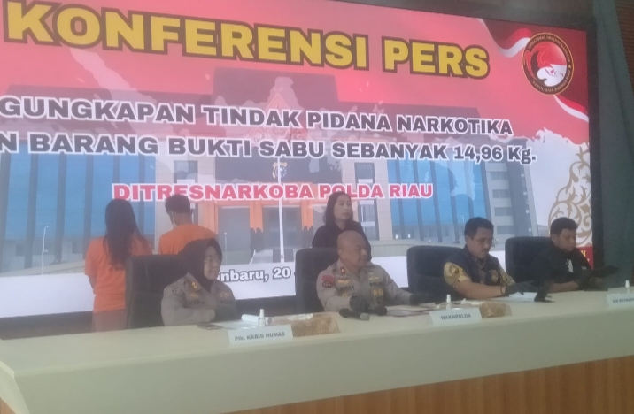 Polda Riau kembali ungkap jaringan Narkotika Internasional