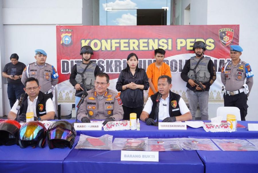 Polda Riau Ringkus 3 Komplotan Jambret 119 TKP, Satu Korbannya Meninggal Dunia