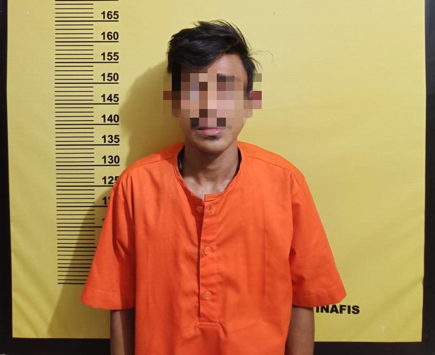 Polsek Bukit Raya Tangkap Pelaku Pencurian HP yang Memasuki Rumah Makan Pondok Danau