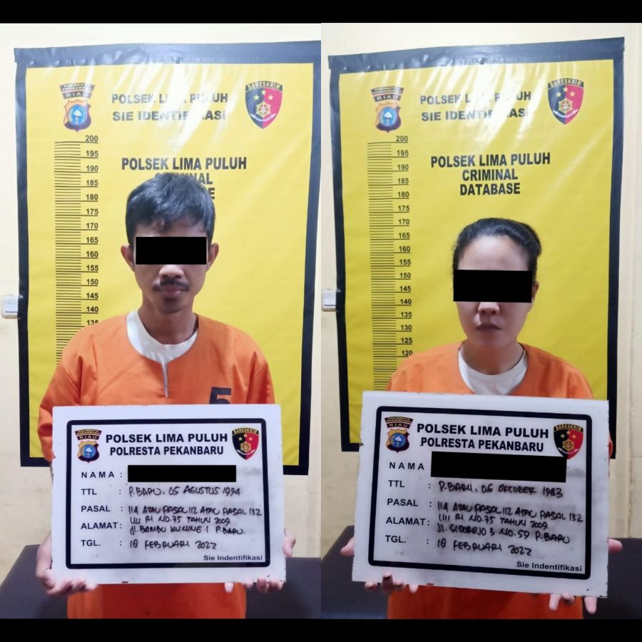 Polsek Limapuluh Tangkap 2 Orang Beda Usia Diduga Pelaku Pengedar Narkoba