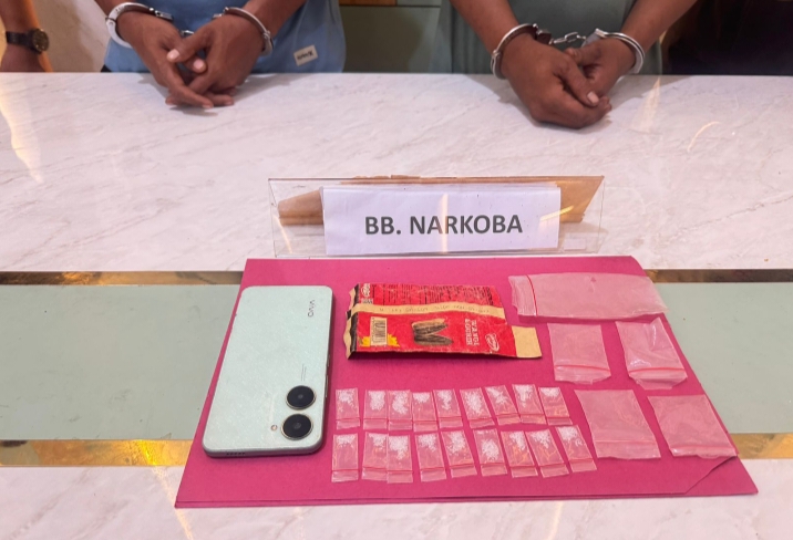 Polsek Tambusai Utara Berhasil Tangkap Dua Pengedar Narkotika, Sita 18 Paket Sabu