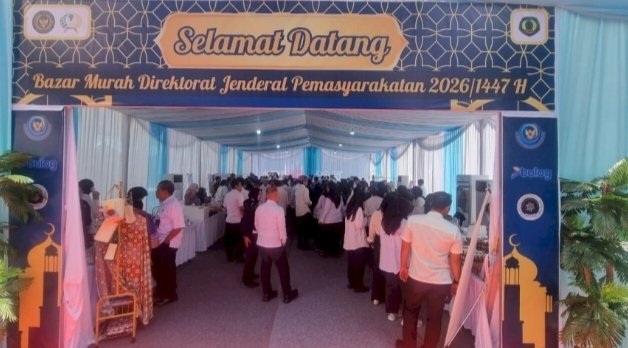 Produk Warga Binaan Laris di Bazar Ramadan Ditjenpas