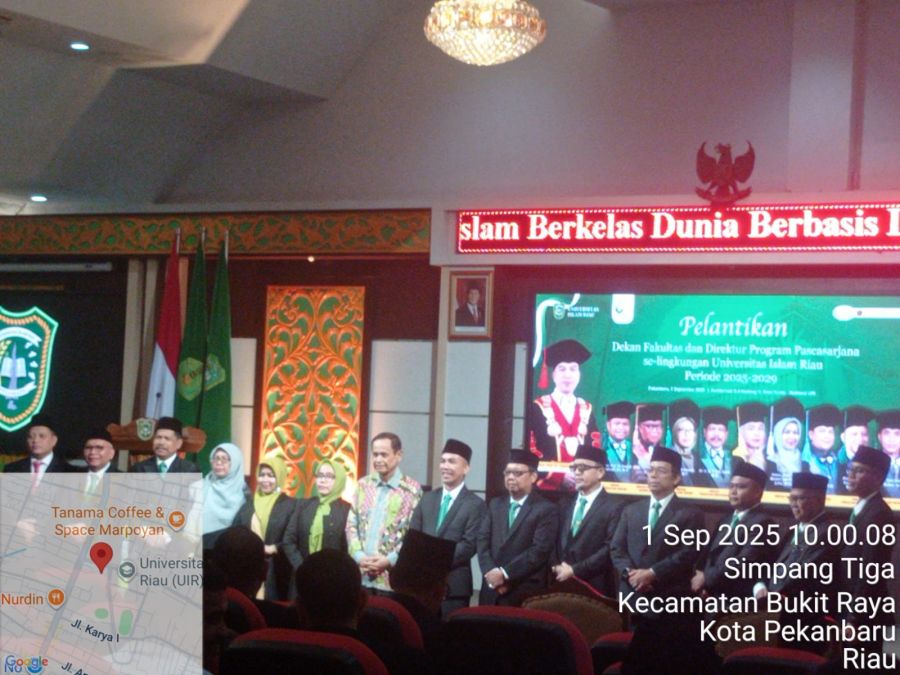 Rektor UIR Lantik 10 Pimpinan Baru, Siap Jalankan Visi 2041 Berkelas Dunia
